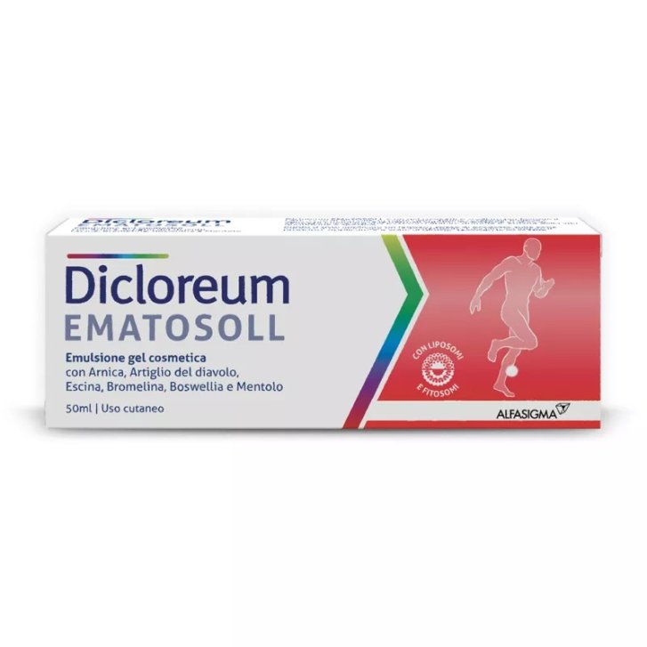 Dicloreum Ematosoll Emulsione Gel Lenitiva con Arnica e Mentolo 50 ml - Dicloreum