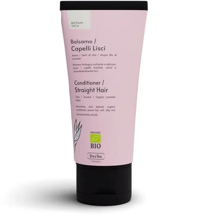 Balsamo Capelli Lisci Nutriente con Avena e Semi di Lino 125 ml - Derbe