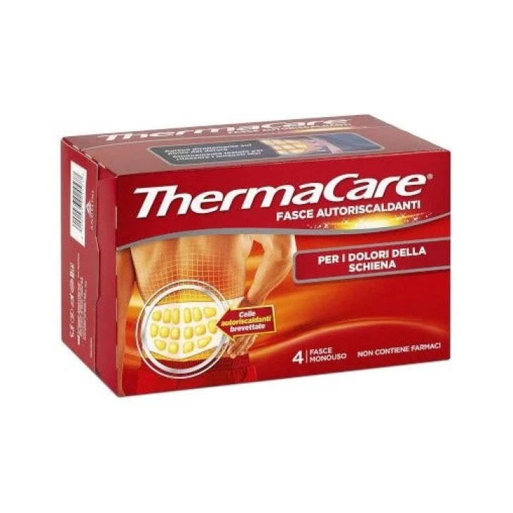 ThermaCare Fascia Autoriscaldante per Dolori alla Schiena 4 Pezzi - THERMACARE