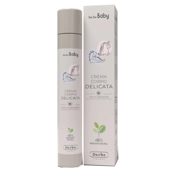 Bu Bu Baby Crema Corpo Delicata con Camomilla e Proteine di Riso 100 ml - Derbe