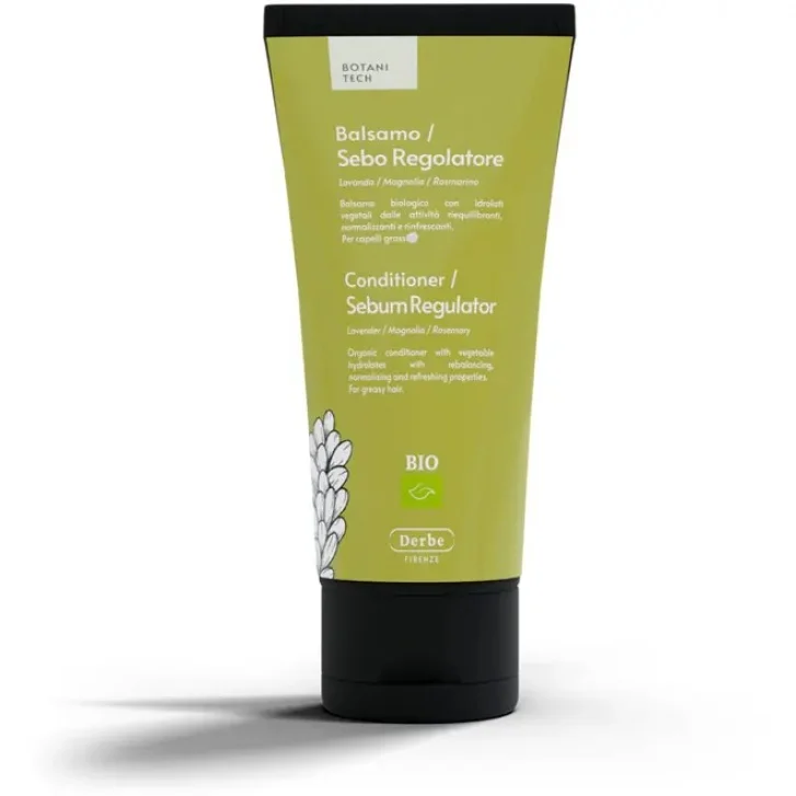 Botanitech Balsamo Sebo Regolatore con Estratti Naturali di Rosmarino e Lavanda 125 ml - Derbe