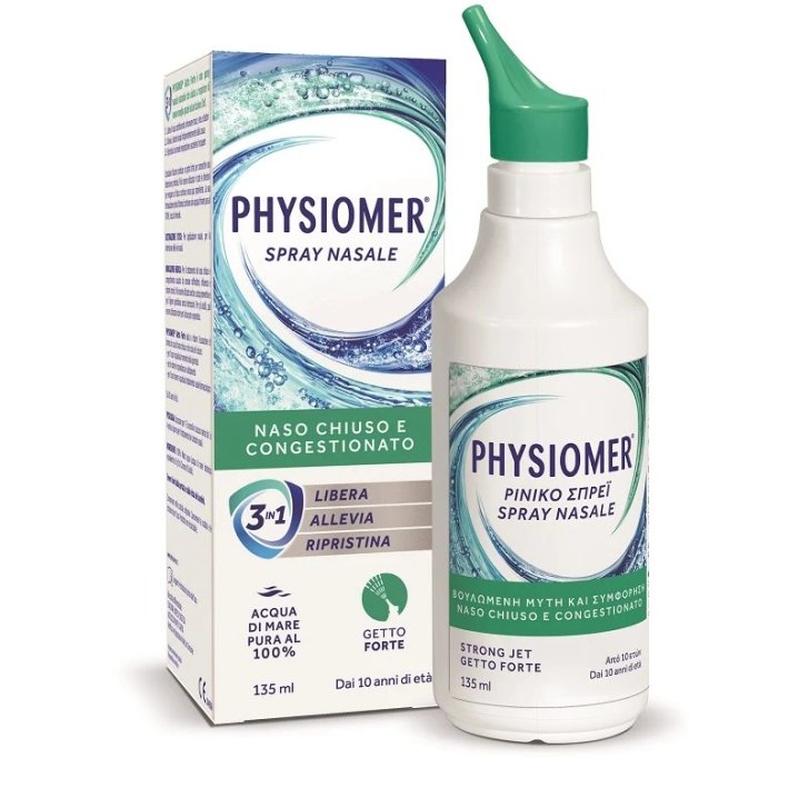 Physiomer Getto Forte Spray per Detergere le Vie Nasali 135ml - Physiomer