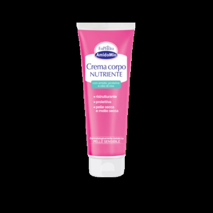 Euphidra AmidoMio Crema Corpo Nutriente con Amido di Riso 250 ml - Euphidra