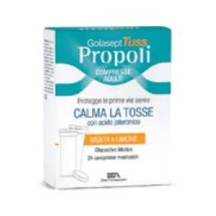 Golasept Tuss Propoli Compresse Masticabili per la Tosse alla Propoli 24 Cpr - GOLASEPT