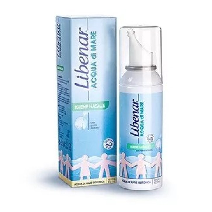 Libenar Acqua di Mare Spray Igiene Nasale Isotonico 100 ml - Libenar