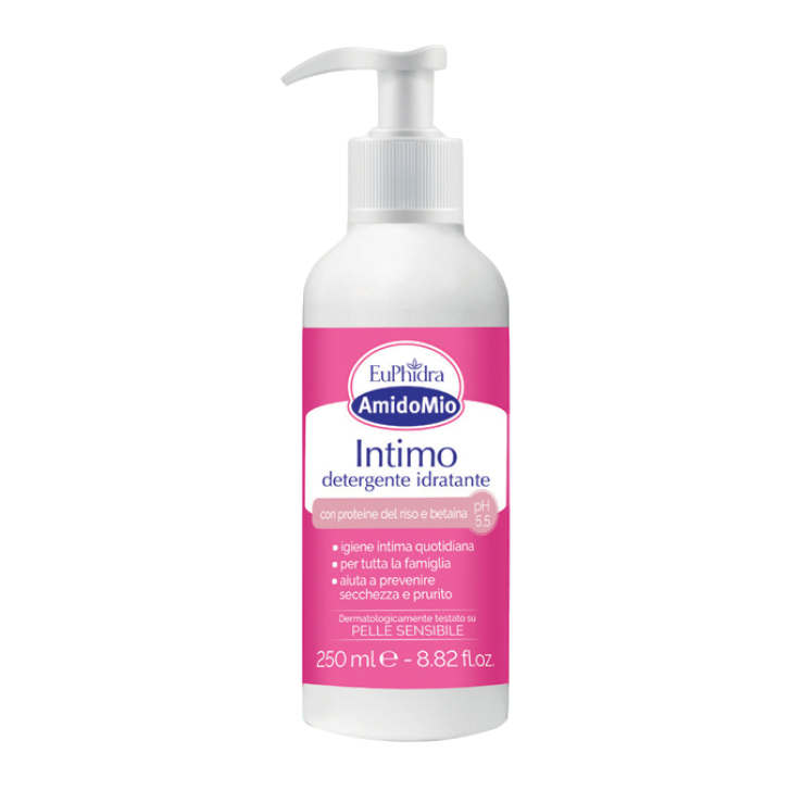 Euphidra AmidoMio Detergente Intimo Idratante con Proteine del Riso pH 5.5 250 ml - EuPhidra