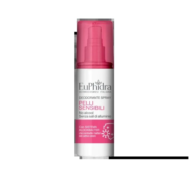Euphidra Deodorante Spray Pelli Sensibili Antitraspirante e Antiodore 100 ml - Euphidra