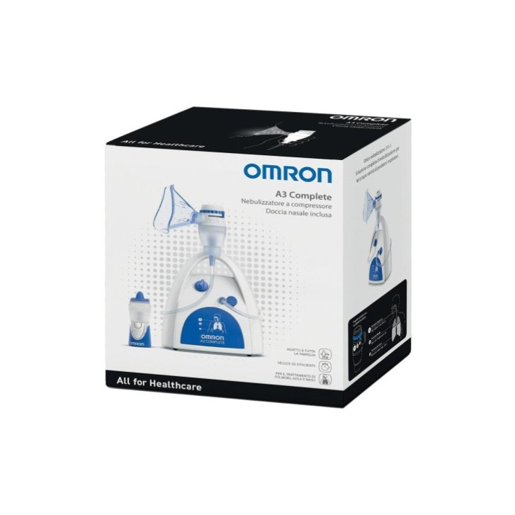 Nebulizzatore Omron A3 Complete con Doccia Nasale 1 Pezzo - Omron Nebulizzatore Omron A3 Complete con Doccia Nasale 1 Pezzo - Omron
