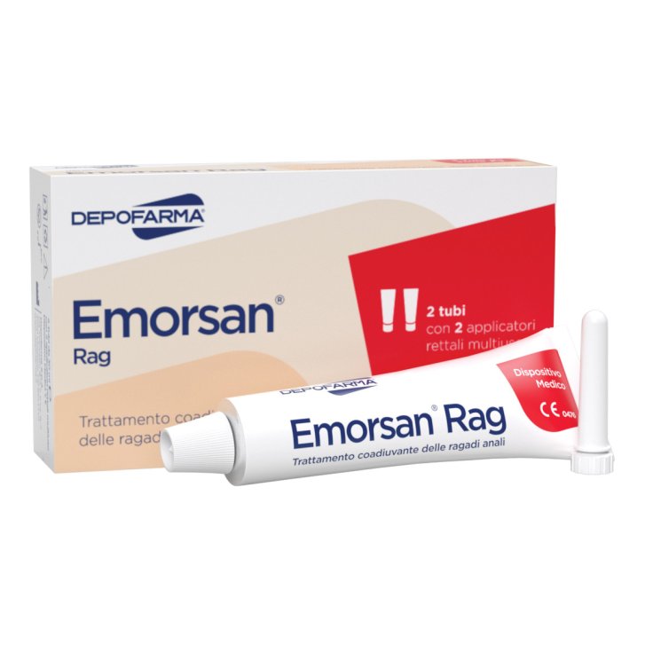 Emorsan Rag Trattamento Coadiuvante per Ragadi Analie 2 Tubi da 30 ml - Depofarma Emorsan Rag Trattamento Coadiuvante per Ragadi Analie 2 Tubi da 30 ml - Depofarma