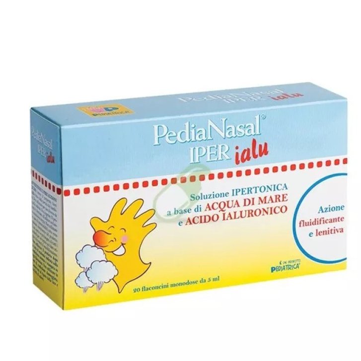 Pedianasal Iper Ialu Soluzione Ipertonica con Acido Ialuronico 20x5 ml - Pediatrica Pedianasal Iper Ialu Soluzione Ipertonica con Acido Ialuronico 20x5 ml - Pediatrica