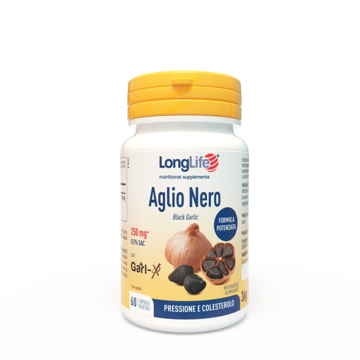 LONGLIFE Aglio Nero Integratore con Proprietà Antiossidanti 60 Capsule - LONGLIFE LONGLIFE Aglio Nero Integratore con Proprietà Antiossidanti 60 Capsule - LONGLIFE