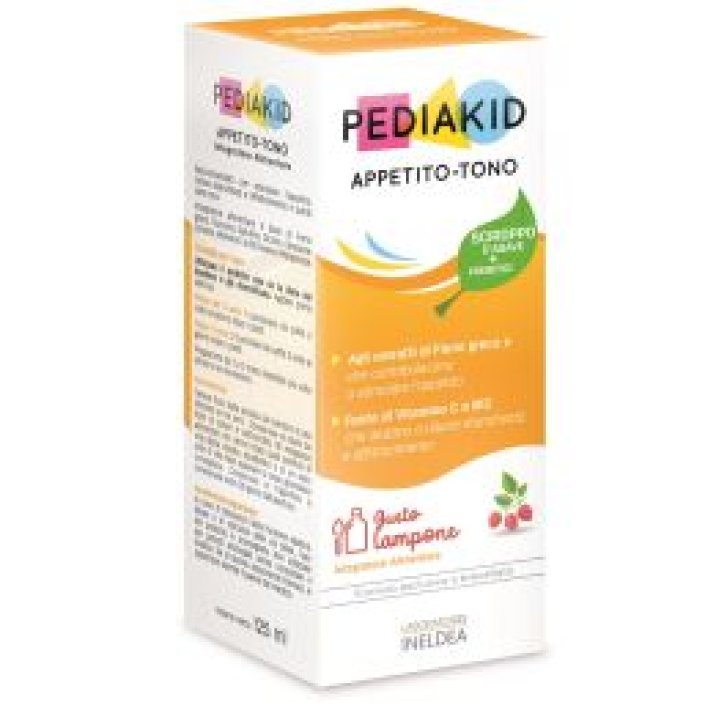 Pediakid Appetito e Tono Integratore Alimentare per Bambini a Base di Piante e Vitamine 125 ml - Laboratoires Ineldea