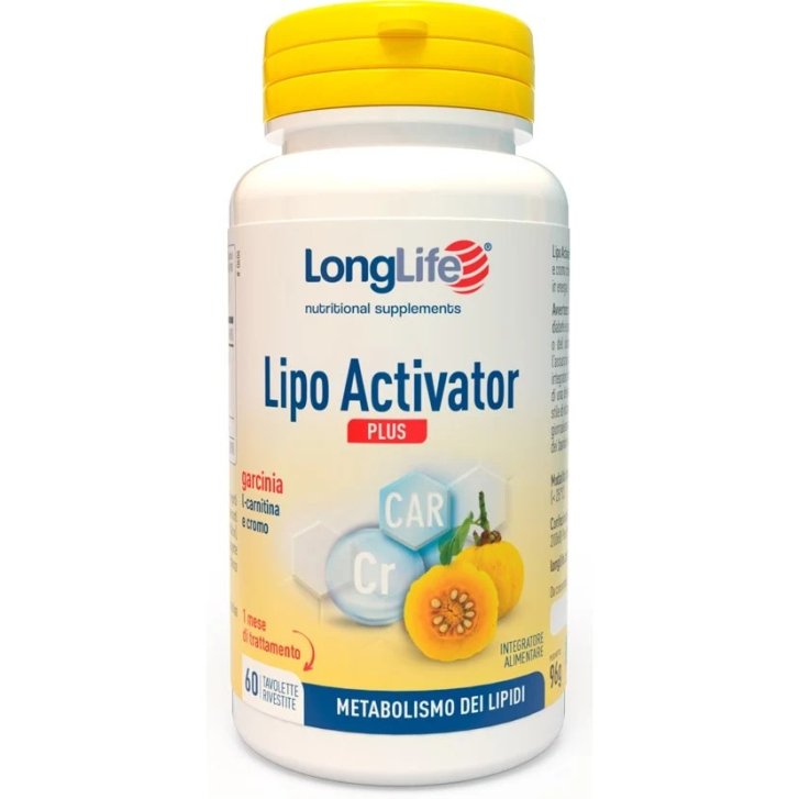 Longlife Lipo Activator Plus Integratore per Controllo del Peso 60 Tavolette - Longlife Longlife Lipo Activator Plus Integratore per Controllo del Peso 60 Tavolette - Longlife