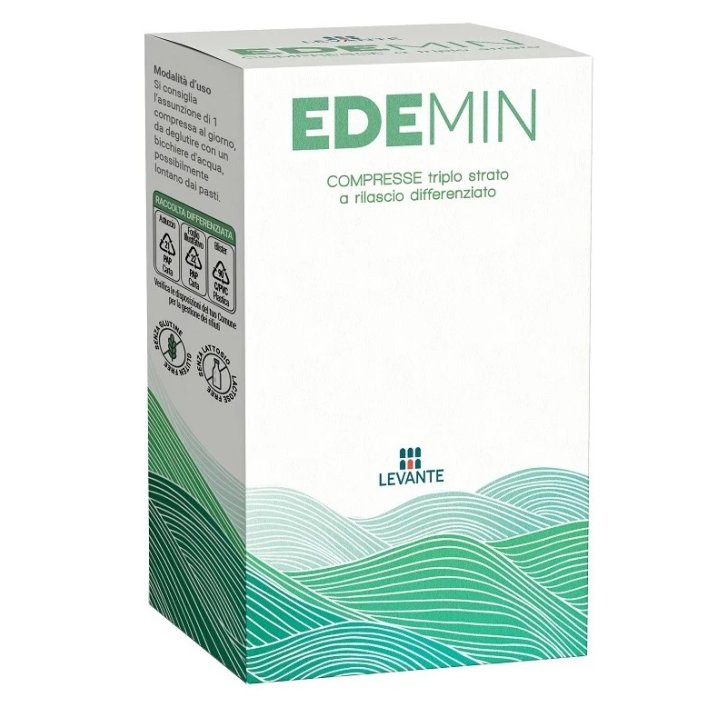 Edemin Integratore per la Circolazione con Diosmina Rutina e Ippocastano 30 Compresse - Levante Edemin Integratore per la Circolazione con Diosmina Rutina e Ippocastano 30 Compresse - Levante