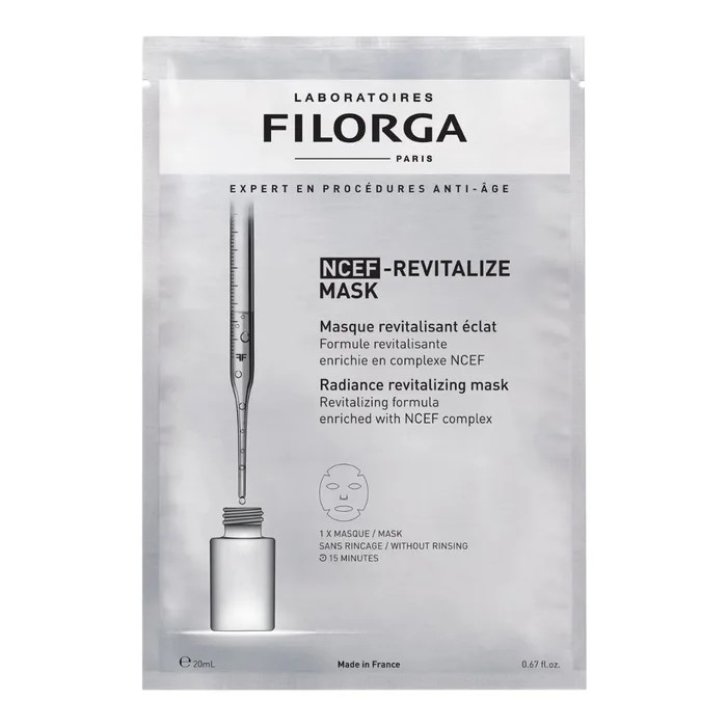 Filorga Ncef Revit Sheet Mask Maschera Rivitalizzante con Ncef e Acido Ialuronico 20 ml - Filorga