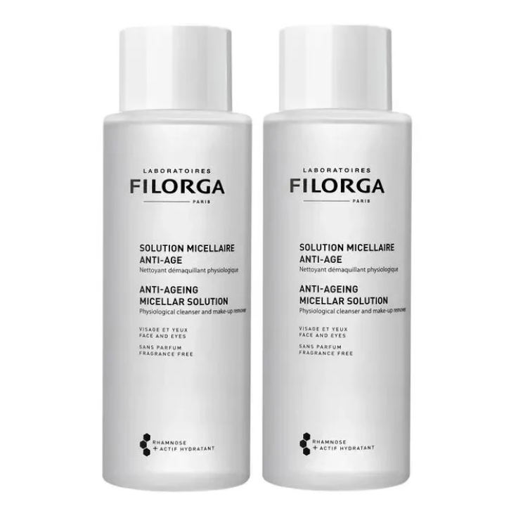 Filorga Soluzione Micellare Viso E Occhi Deterge Strucca E Idrata 2x400ml - Filorga