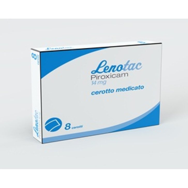 Lenotac Cerotto Medicato con Piroxicam 14 mg 8 Pezzi