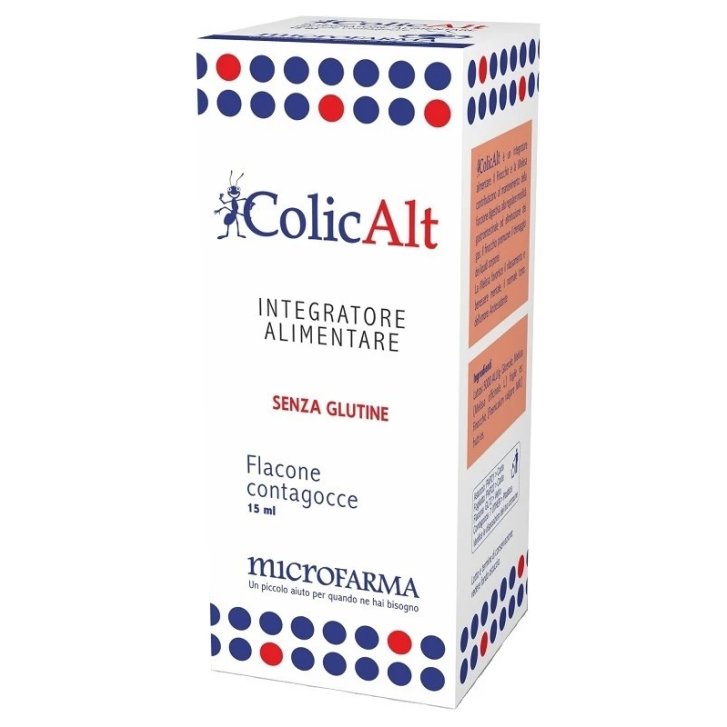 Colicalt Integratore Digestivo con Lattasi Finocchio e Melissa 15 ml - Microfarma Srl Colicalt Integratore Digestivo con Lattasi Finocchio e Melissa 15 ml - Microfarma Srl