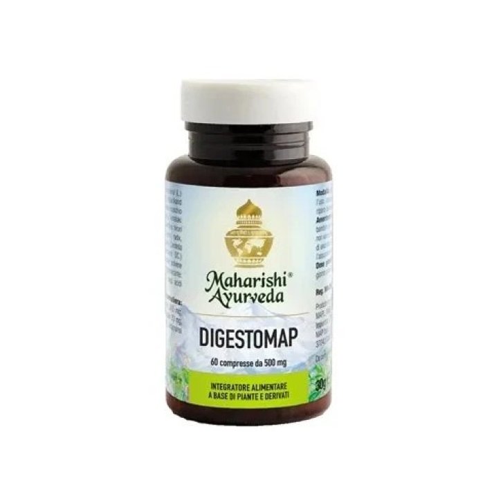 Digestomap Integratore Digestivo con Finocchio Zenzero e Haritaki 60 Compresse 500mg - Map Italia Srl