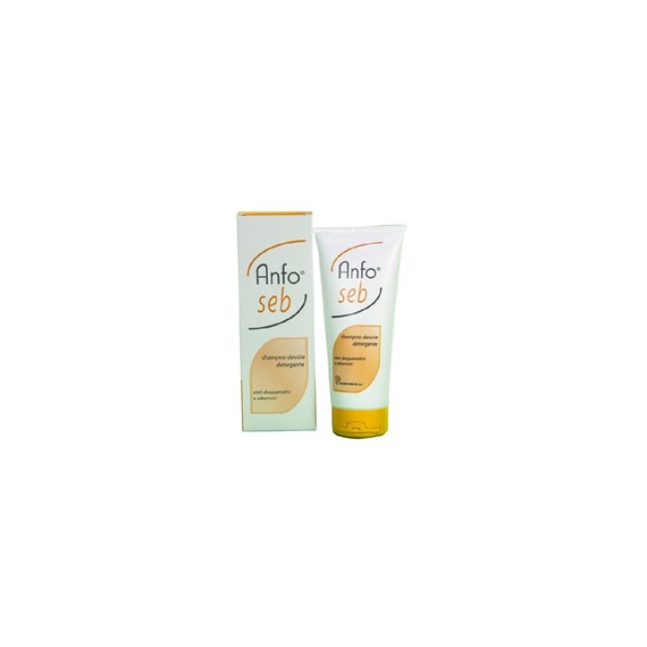 Anfo Seb Shampoo Doccia Detergente Delicato per Cute Sensibile 200 ml - Perfarma