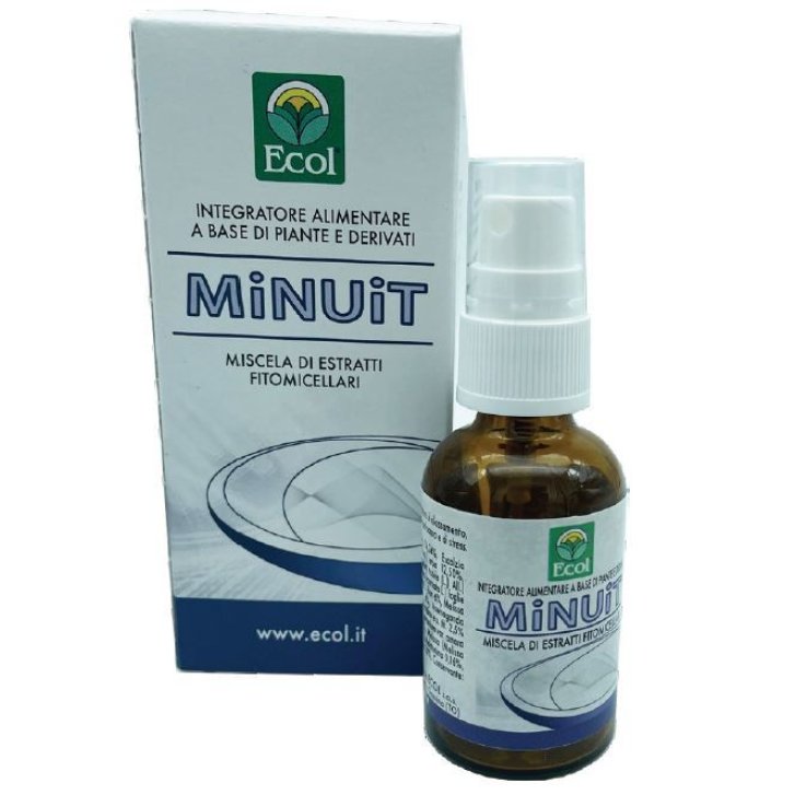 Minuit Spray Integratore per Sonno e Rilassamento con Melatonina 30 ml - Ecol