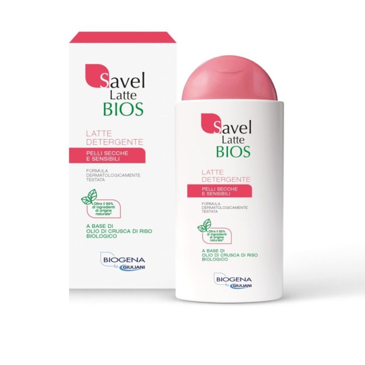 Savel Latte Bios Latte Detergente per Pelli Secche e Sensibili 200ml - Valetudo