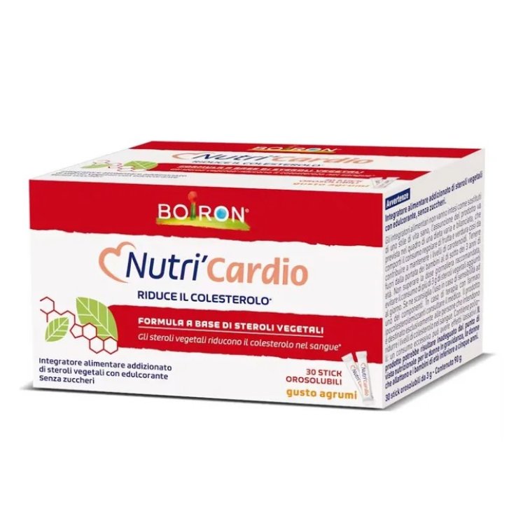 Nutri\'Cardio Integratore con Steroli Vegetali per Colesterolo 30 Stick - Boiron