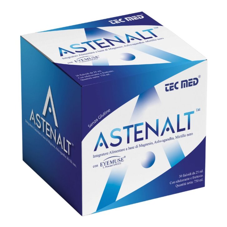 Astenalt Integratore con Ashwagandha e Magnesio 30 Fialoidi da 25 ml - Tec Med Srl Astenalt Integratore con Ashwagandha e Magnesio 30 Fialoidi da 25 ml - Tec Med Srl