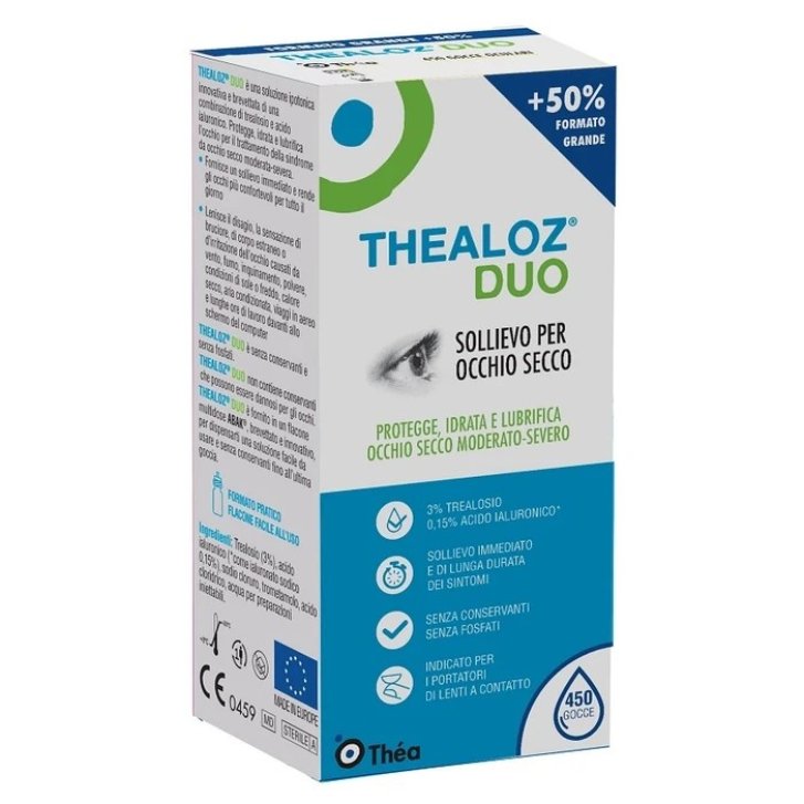 Thealoz Duo Soluzione Ipo-tonica con Trealosio e Acido Ialuronico 15ml - Thealoz