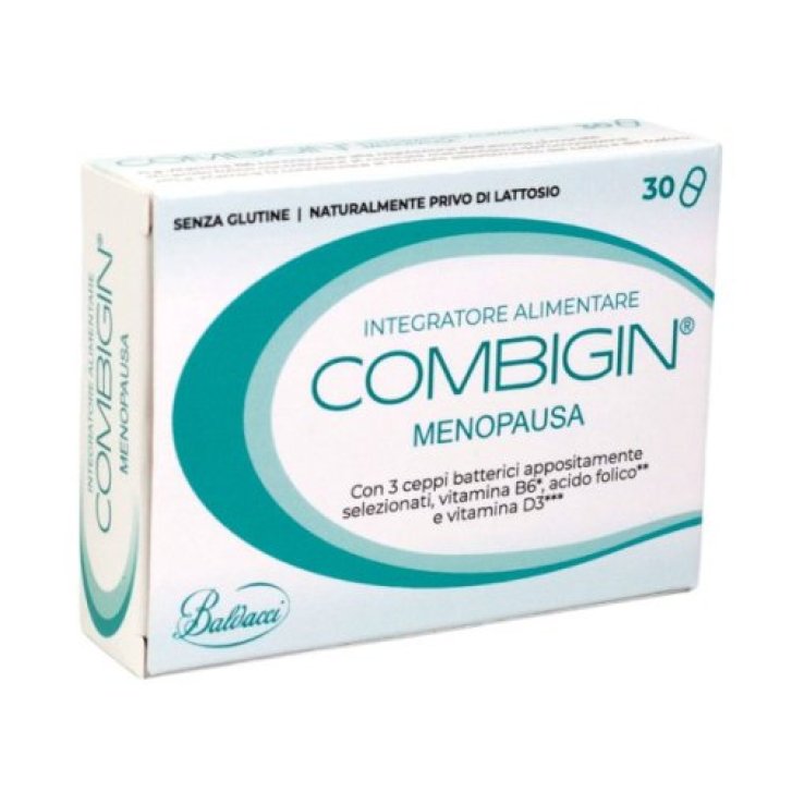 Combigin Integratore con 3 Ceppi Batterici Vitamina B6 D3 e Acido Folico 30 Capsule - Laboratori Baldacci SpA