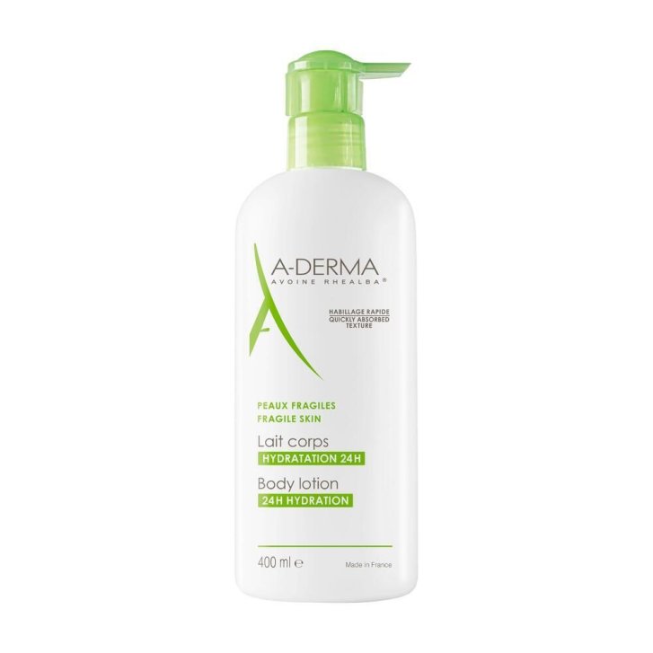 Les Indispensables Latte Corpo Idratante All\'Avena Di Rhealba 400 ml - A-Derma