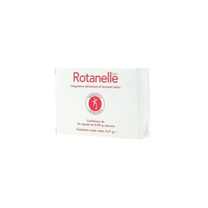 Rotanelle Plus Integratore Alimentare per Flora Intestinale 24 Capsule - Bromatech