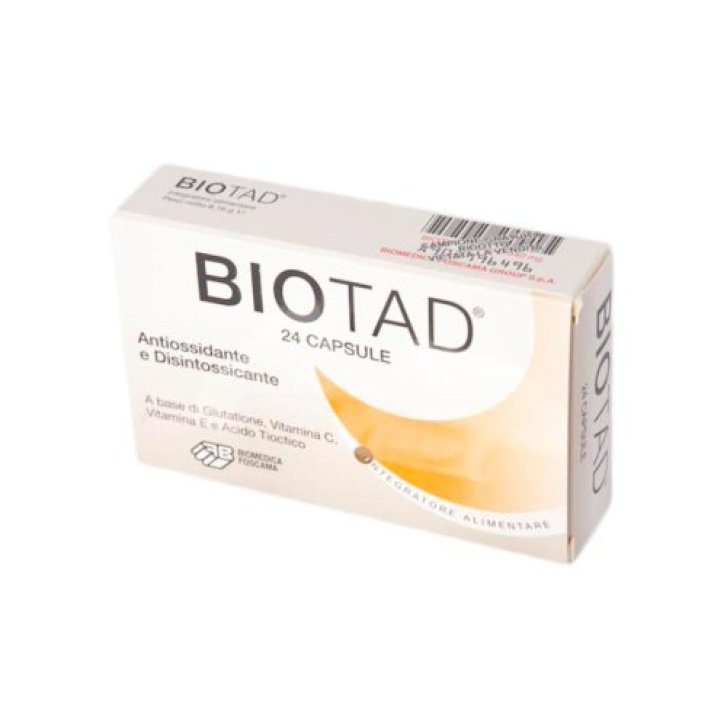 Biotad Integratore Antiossidante con Glutatione Vitamina C e E 24 Capsule - Difass International