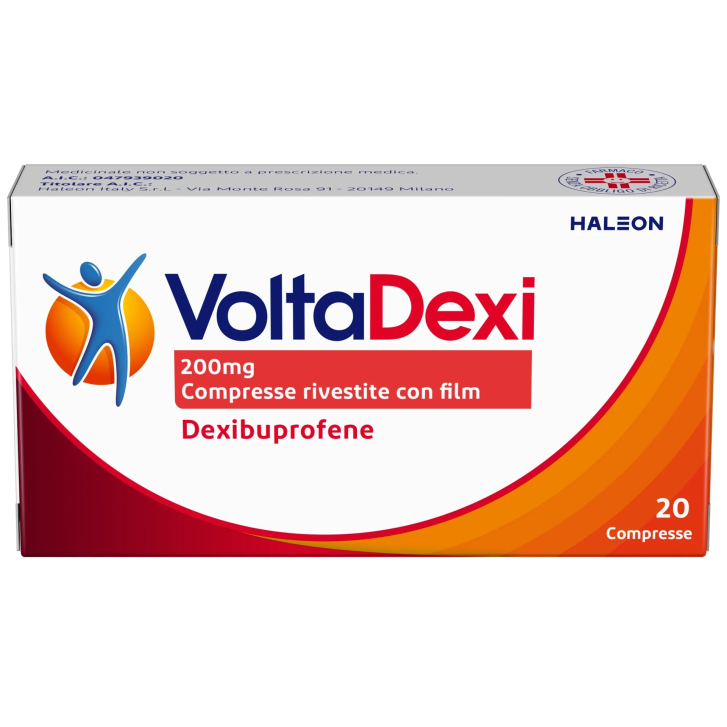 VoltaDexi 200 mg Compresse Rivestite con Film per Dolore Acuto 20 Cpr - DEXIBUPROFENE