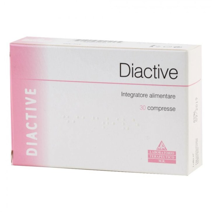 Diactive Integratore Alimentare con DHA Vitamine D3 B12 C E 30 Compresse - Laboratorio Terapeutico