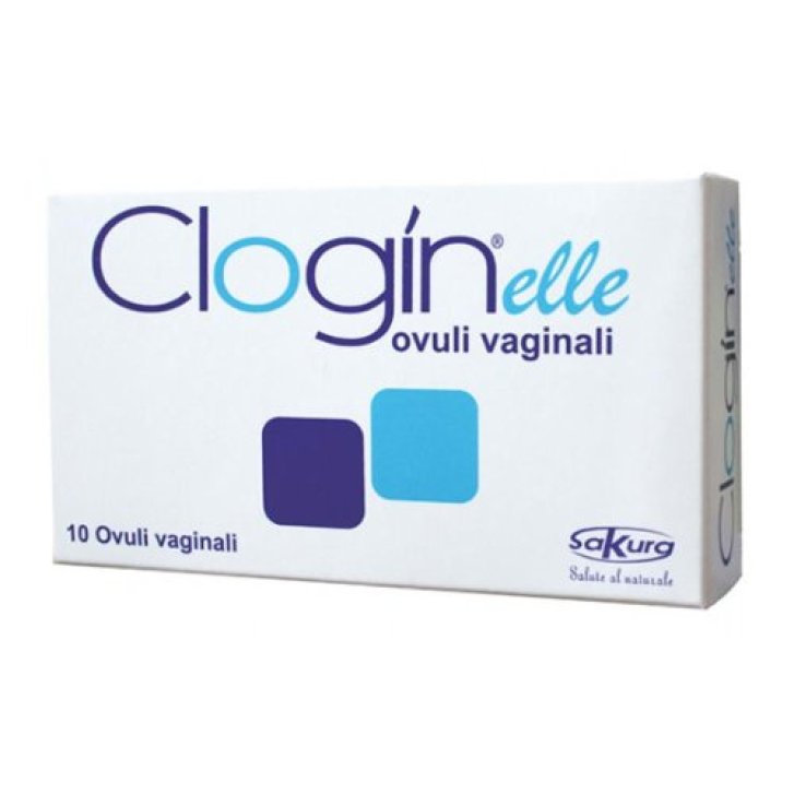 Clogin Elle Ovuli Vaginali con Acido Ialuronico e Clorexidina 10 Pezzi - Sakura Italia Clogin Elle Ovuli Vaginali con Acido Ialuronico e Clorexidina 10 Pezzi - Sakura Italia