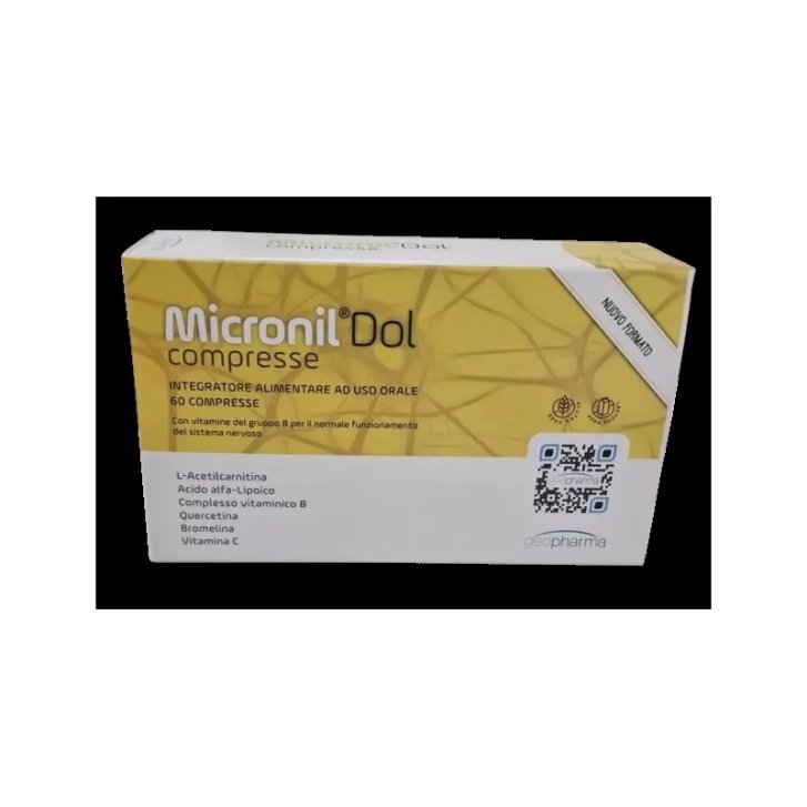 Micronil Dol Integratore per il Sistema Nervoso con Vitamine B e C 60 Compresse - MICRONIL