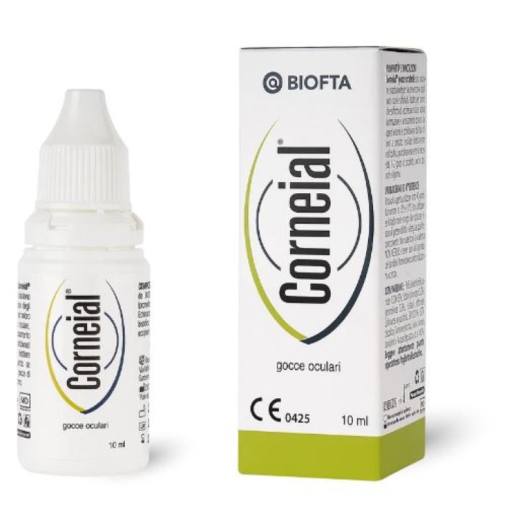 Corneial Gocce Oculari Sterili Idratante per Occhi Secchi e Arrossati 10 ml - Biodue