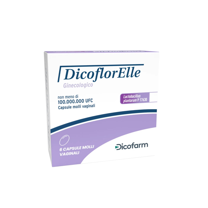 Dicoflorelle Ginecologico Integratore Vaginale con Lactobacillus Plantarum 6 Capsule - DICOFLOR Dicoflorelle Ginecologico Integratore Vaginale con Lactobacillus Plantarum 6 Capsule - DICOFLOR