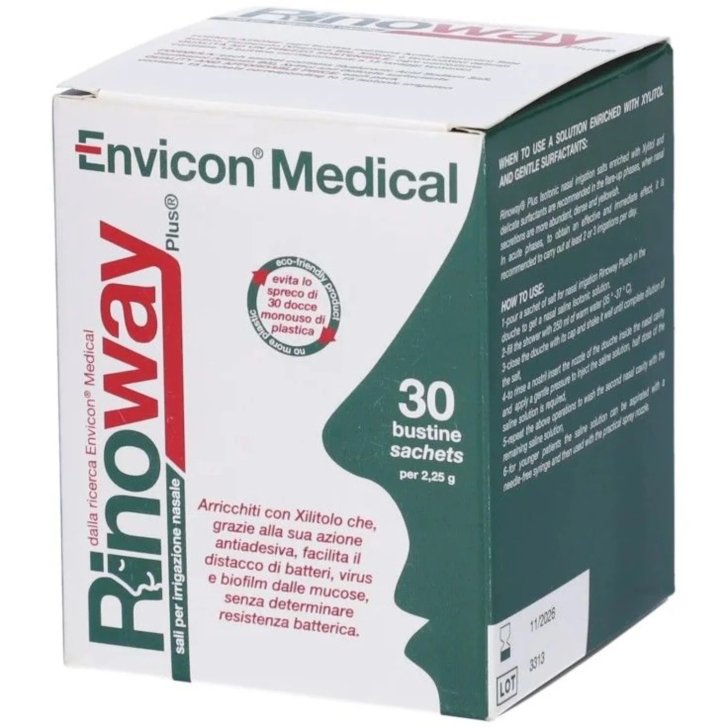 Sali Isotonici Rinoway Plus con Xilitolo 30 Bustine - Rinoway Sali Isotonici Rinoway Plus con Xilitolo 30 Bustine - Rinoway