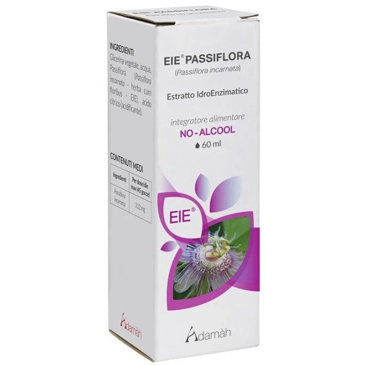 Eie Passiflora Integratore per il Rilassamento e il Sonno in Caso di Stress 60ml - Adamah