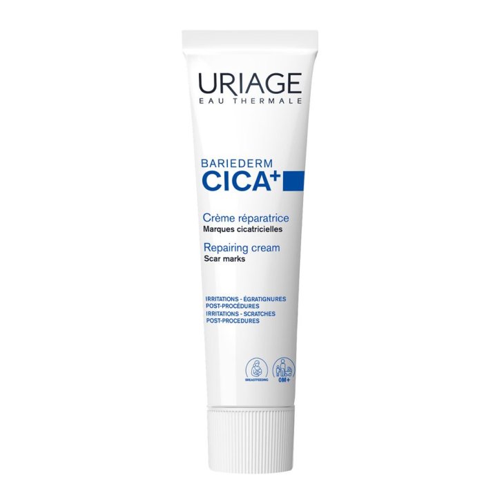 Bariederm Cica+ Crema Riparatrice con Rame Zinco 100 ml - Uriage
