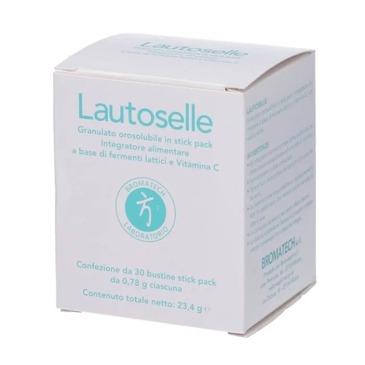 Lautoselle Integratore di Fermenti Lattici e Vitamina C 30 Bustine Stick Pack - Bromatech Lautoselle Integratore di Fermenti Lattici e Vitamina C 30 Bustine Stick Pack - Bromatech