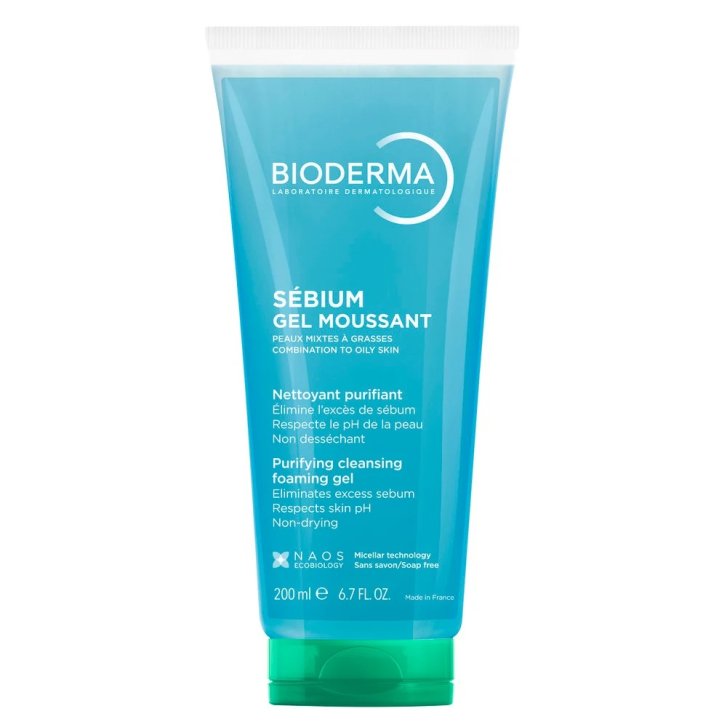 Bioderma Sebium Gel Moussant Detergente Pelle Mista Grassa 200ml - Bioderma Bioderma Sebium Gel Moussant Detergente Pelle Mista Grassa 200ml - Bioderma