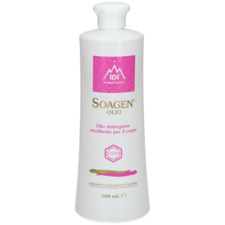 Soagen Olio Detergente Emolliente per Pelle Secca 480 ml - Idi