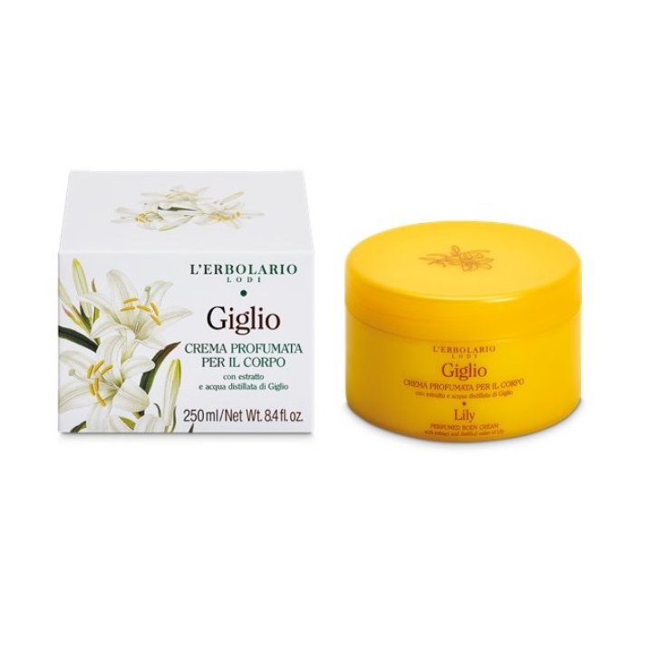 Giglio Crema Profumata per il Corpo con Estratto di Giglio 250 ml - L\'Erbolario