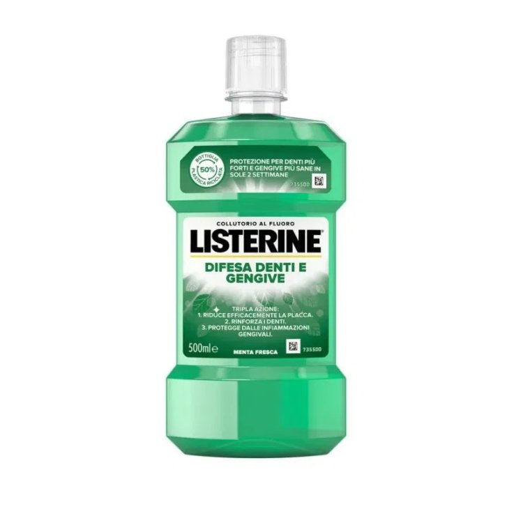 Listerine Difesa Denti & Gengive Collutorio con Fluoruro 80 ml - Listerine