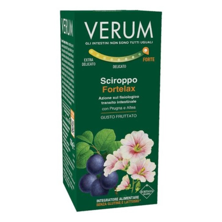 Verum Fortelax Sciroppo Integratore per la Regolarità Intestinale 126 g - Verum