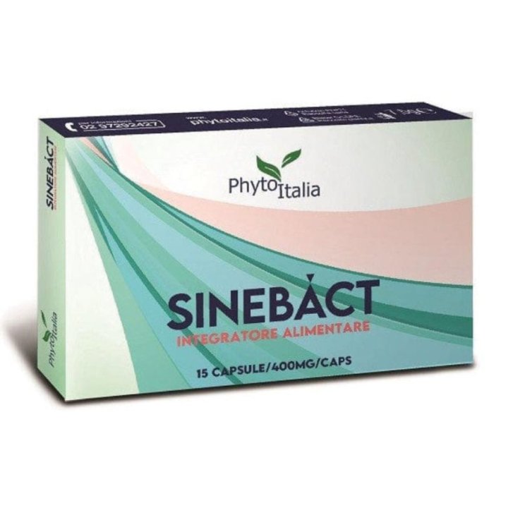 Sinebact Integratore per Transito Intestinale e Gas 15 Capsule - PHYTOITALIA