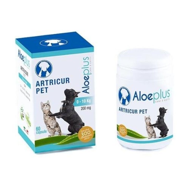 Aloeplus Artricur Pet Integratore Articolare per Cani e Gatti 60 Capsule - HDR Aloeplus Artricur Pet Integratore Articolare per Cani e Gatti 60 Capsule - HDR